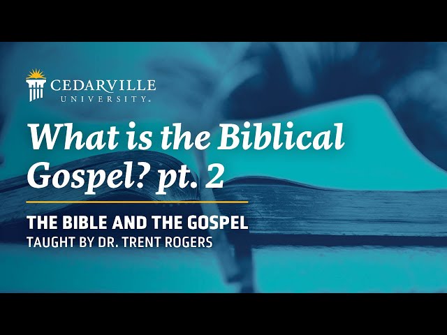 Thumbnail for video titled: Bible and the Gospel | What is the Biblical Gospel? (Part 2)