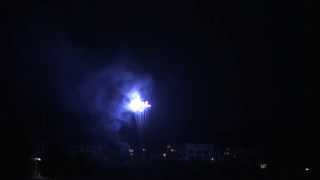 preview picture of video 'New-Art Pyro Roman Candle  Demo(18)-2'' 1s blue mine'