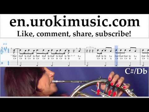 French Horn lessons The Chainsmokers - Sick Boy Sheet Music Tutorial um-ih352