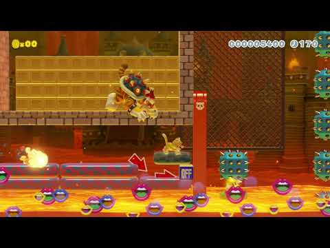 Meowser Just Won't Die by DGraphics 🍄 Super Mario Maker 2 😶 No Commentary　#act