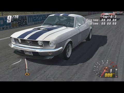 TOCA Race Driver 2 - Ford Mustang (Laguna Seca) Gameplay 1080p