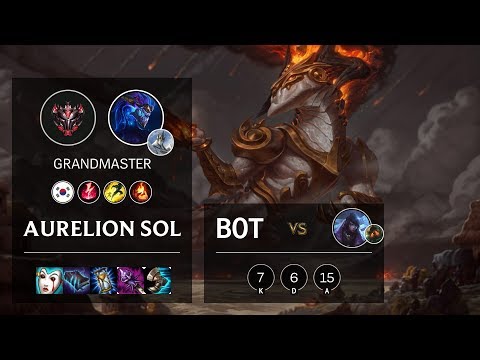 Aurelion Sol Bot vs Aphelios - KR Grandmaster Patch 10.5