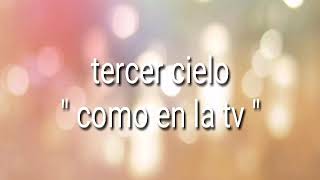 Como en la tv (letra)