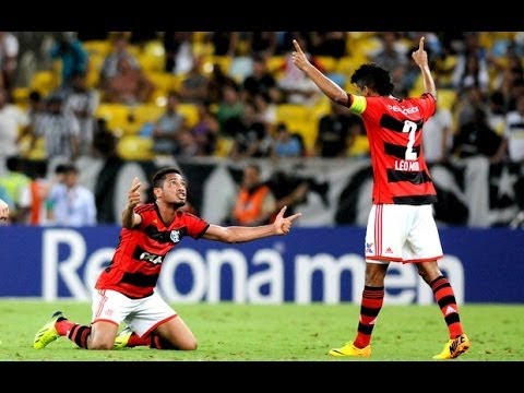 Gols de Flamengo 4 x 0 Botafogo pela Copa do Brasil 2013
