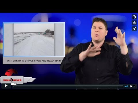 Winter storm brings snow and heavy rain (ASL - 12.28.18)