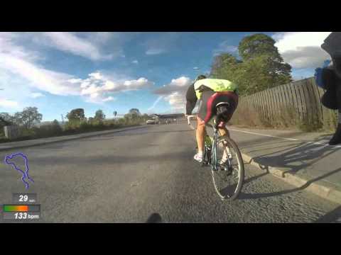 GoPro Road Bike Workout in Uppsala, Sweden