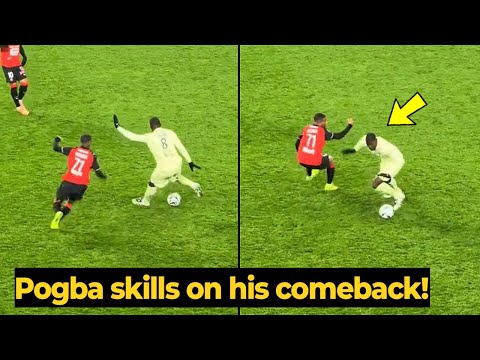 Paul Pogba is BACK playing football with Monaco over two-year absence, look at his skills...