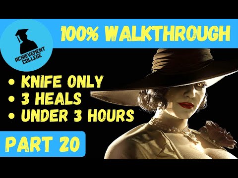 Resident Evil Village - Knife Only Run - 100% Walkthrough Part 20