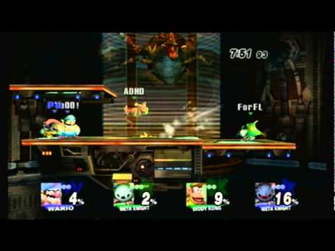Genesis 2: ADHD (Diddy)/Seibrik (MK) vs. M2K (MK)/Ally (Snake/Wario) - SSBB