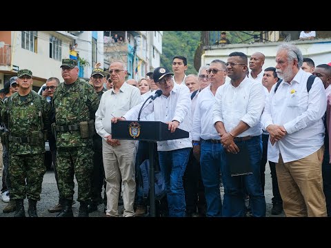 Declaración a medios del Presidente Gustavo Petro después del Consejo de Seguridad en Samaniego