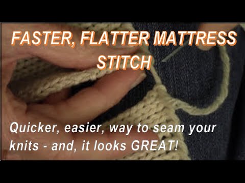 Faster! Flatter! Mattress Stitch Seam for Knitters by Diana Sullivan