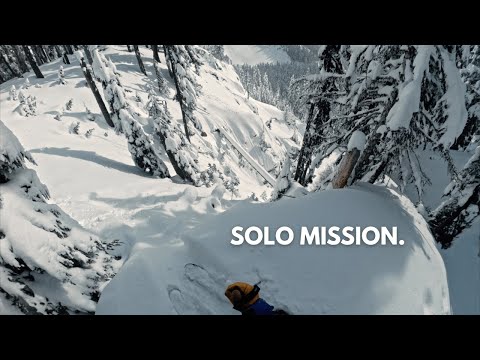 Skiing a New Chute at Mt. Hood Meadows (4k raw POV)