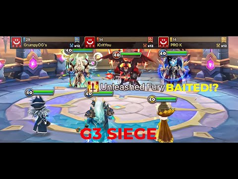 THE TILT CONTINUES! G3 Siege v iCritYou v PRO K (Summoners War)