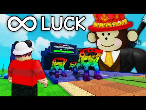 Owner Gave Me INFINITE LUCK in Plants Vs Brainrots