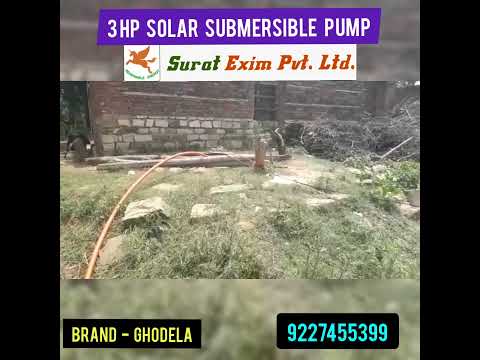 Ghodela shakti 3hp 220v solar powered water pump for wells