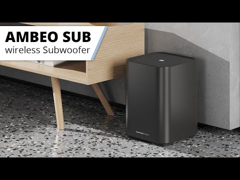 Sennheiser Ambeo Sub - Der wireless Subwoofer passend zur Ambeo Plus Soundbar!