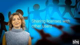 How to share licenses with other sini account users