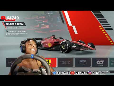 IShowSpeed Plays F1 22 *FULL VIDEO*