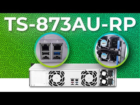 Servidor NAS con alimentación redundante y red 2.5GbE - QNAP TS-873AU-RP