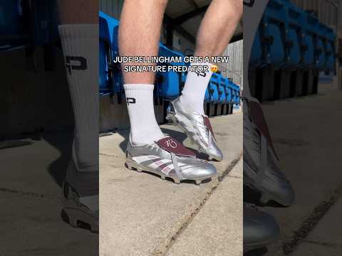 JUDE BELLINGHAM GETS A SIGNATURE PREDATOR 🤩 Lacing up that all-new chrome Predator FT 👀