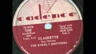 EVERLY BROS  Claudette   MAY &#39;58