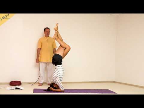 Adler im Kopfstand - Yoga Asana Lexikon