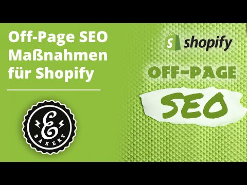 Shopify SEO Optimierung - Off-Page SEO Maßnahmen für deinen Shopify Shop | Tutorial