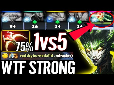 🔥 MIRACLE Medusa 1vs5 - WTF One Man Stand Still Push High Ground Daedalus 75% Crit Dota 2 Pro Carry