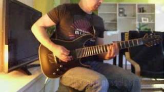 Cover of &quot;In Search Of Souls&quot; by Illdisposed played on a Schecter C-7 Blackjack ATX