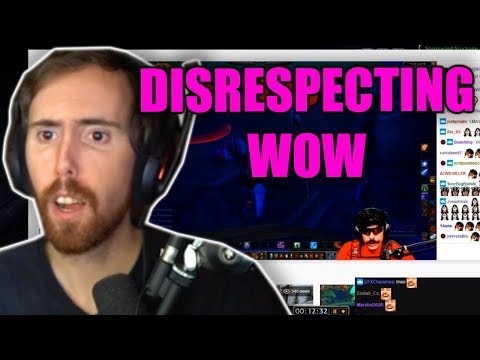 Asmongold's Reaction to DrDisrespect Roasting World of Warcraft