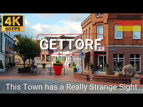 GETTORF, Germany 🇩🇪 | 2023 | 4K·60p | Summer Walk in a Quiet Small Northern German Town