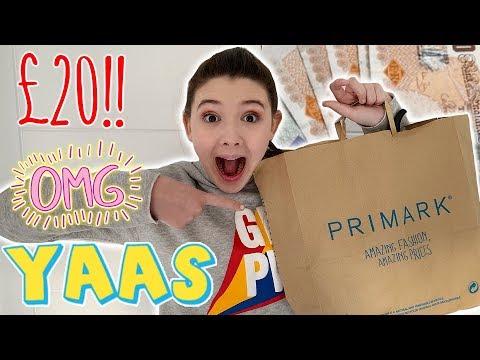 £20 SISTER BUYS MY OUTFIT CHALLENGE IN PRIMARK! +TRY ON!
