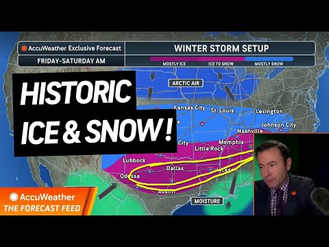 The Forecast Feed: Historic Ice & Snow Storm For Much of Nation