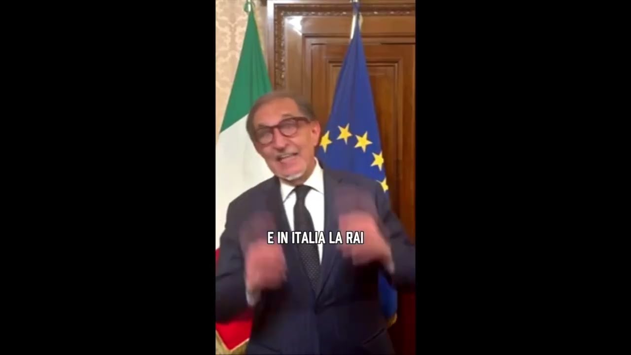 GLI AUGURI DEL PRESIDENTE LA RUSSA PER I 50 ANNI DEL TG2