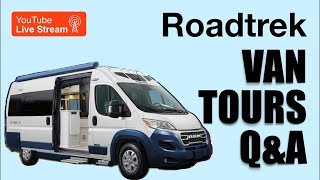 LIVE VAN TOURS + Q&A with ROADTREK Factory Reps and Go Small. Live Large!