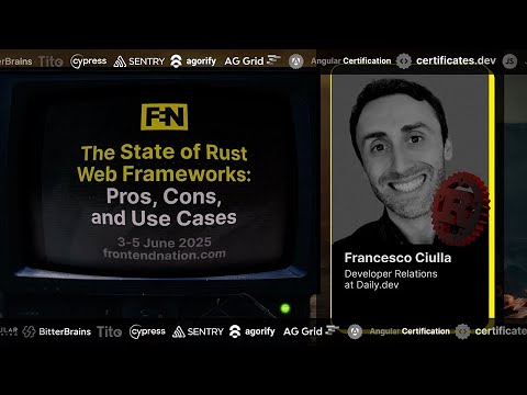 Frontend Nation 2025: The State of Rust Web Frameworks: Pros, Cons & Use Cases