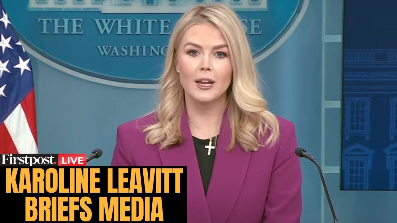White House Briefing LIVE: Press Secretary Karoline Leavitt Briefs Media | Russian Oil | US Strikes