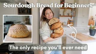 Sourdough Bread for Beginners | Best NO KNEAD Bread of Your Life