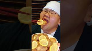 料理人が注文受けたらこんなもの『香港レモンチキン』#飯テロ#shorts