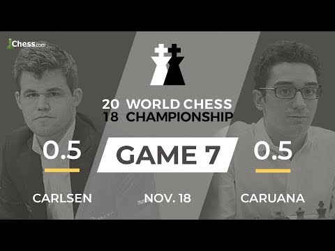 Carlsen vs Caruana (Game 7 Broadcast): World Chess Championship
