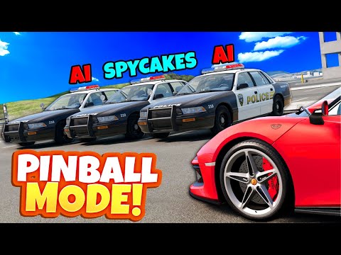 Car Hide & Seek… But With PINBALL PHYSICS! (BeamNG Drive Multiplayer Mods)