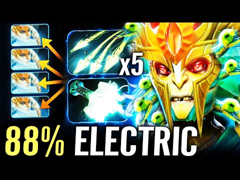 🔥 88% ELECTRIC WTF CANCER Medusa — 5x Split + Mjollnir 25.000 Gold Comeback vs Naga Dota 2 Pro