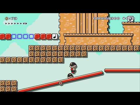 Mario's Pro Skater (Don't move) by GiyganMage - Super Mario Maker 2 - No Commentary 1bx
