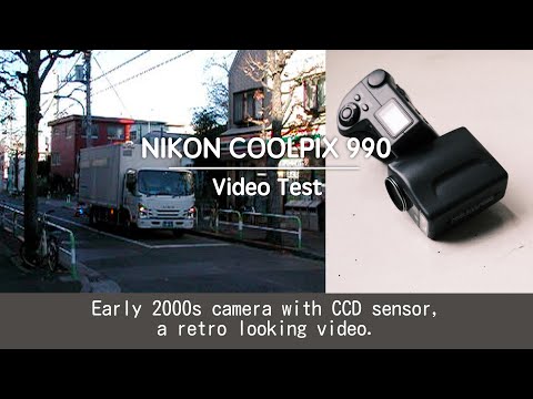 NIKON COOLPIX 990 - Video Test (An Early 2000s Retro Video Look)