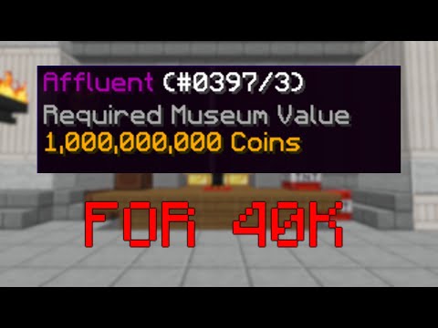 Modcraft - How To Get 1 BILLION Museum Value For 40k Coins - Hypixel Skyblock Minecraft