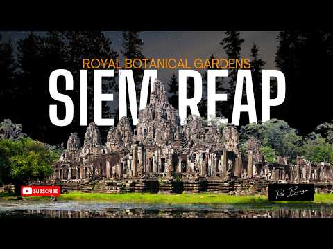 [4K] 🇰🇭  | A Walk Through Siem Reap’s Historic Botanical Gardens 🇰🇭 #walks #siemreap