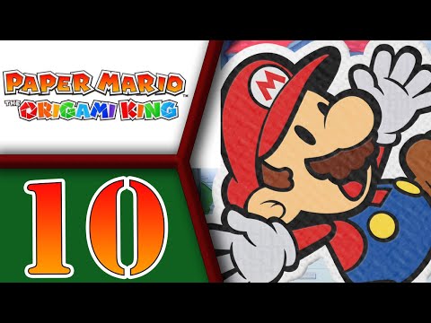 Paper Mario: The Origami King playthrough pt10 - The Lost Bomb-omb/The Water Vellumental's Temple