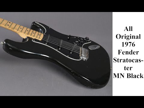 Fender Stratocaster MN Black 1976 image 25