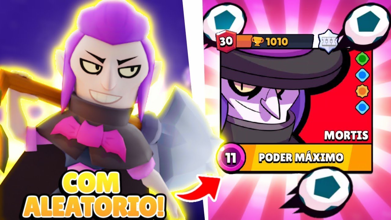 SUBI o MORTIS para 1000 TROFÉUS 🏆 no FUTE-BRAWL com ALEATÓRIOS🔥 Passei Raiva!?