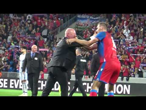 Radost FC Viktoria Plzeň po postupu přes Karabach (2022)